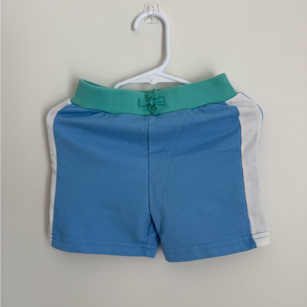 Little Me Mint Green & Sky Blue Smiley Face Kids Matching Set - Picture 4 of 6